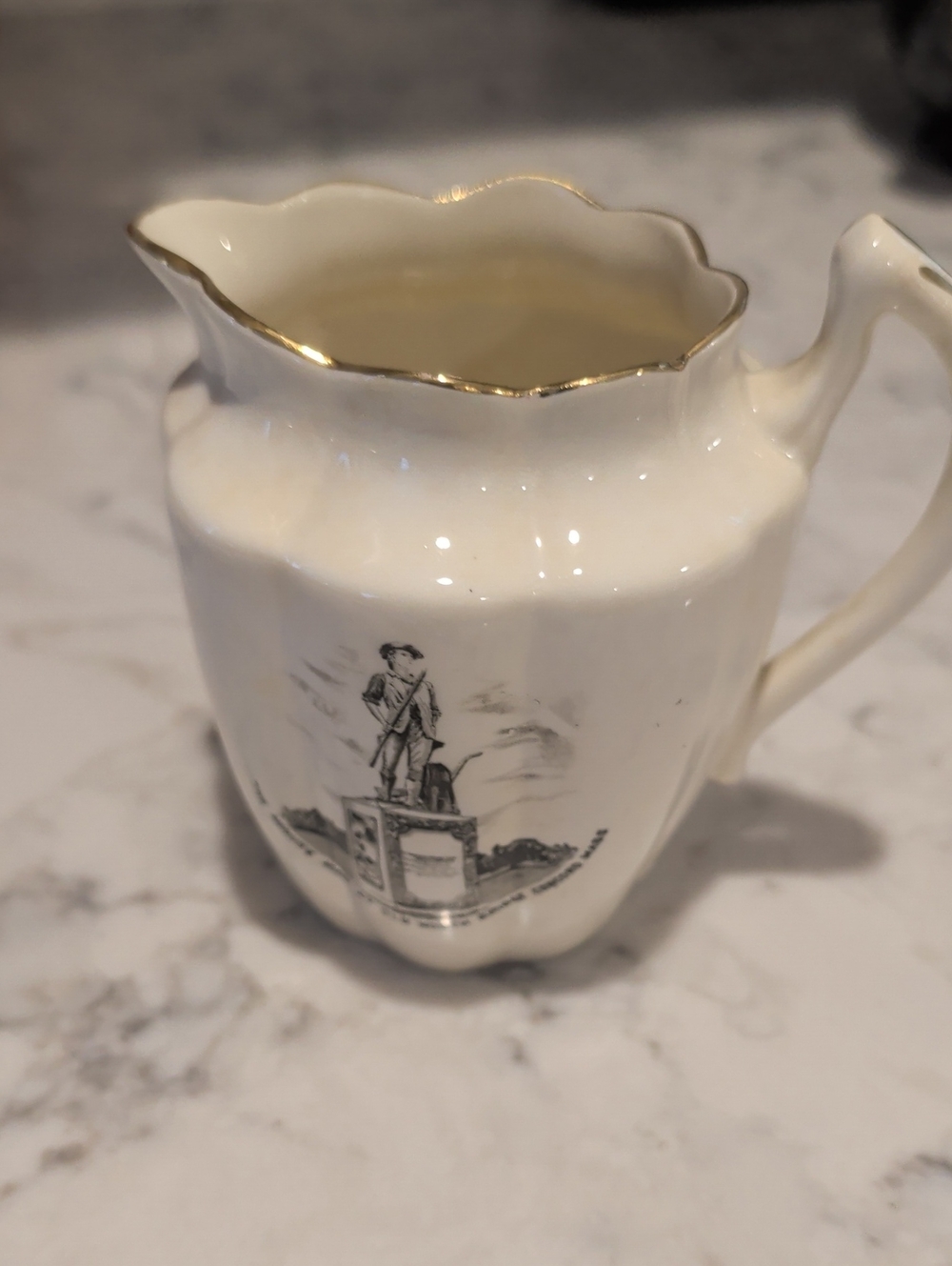 Vintage Concord MA souvenir Creamer